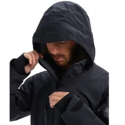 Burton [ak] Gore-Tex Hover Stretch Snowboardjacke True Black Herren -Skiausrüstungs Geschäft ak burton hover stretch true black 10013106 001 04 gross