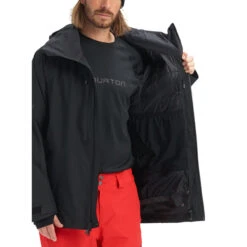 Burton [ak] Gore-Tex Swash Snowboardjacke True Black Herren -Skiausrüstungs Geschäft ak burton swash jacket true black 10001106 001 02 grossEUbn96SgAXVrN