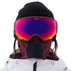 Anon WM1 MFI With Spare Snowboardbrille Mulberry/Prcv Sunny Red + Prcv Burst Damen -Skiausrüstungs Geschäft anon wm1 mfi spare 19176106600 02 gross