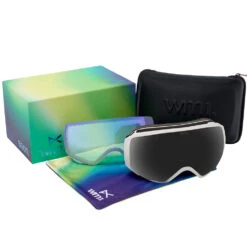 Anon WM1 Mit Zweitscheibe Snowboard-Brille Svarovski/Dark Smoke + Blue Lagoon Damen -Skiausrüstungs Geschäft anon wm1 svarovski darksmoke 03 grossB5l33acJtI515