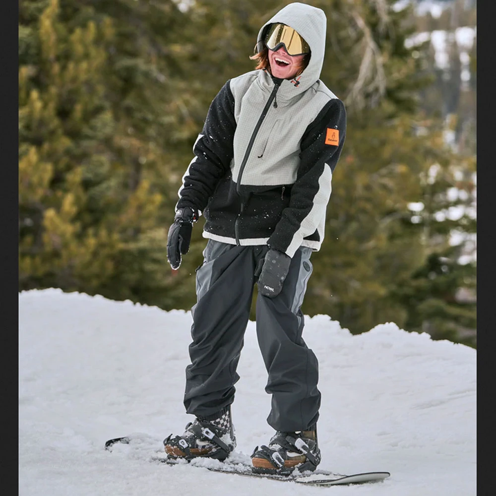 Bataleon Super Fleece Mid Layer Black/Gray Herren 7 Bataleon Super Fleece Mid Layer Black/Gray Herren – Bild 5