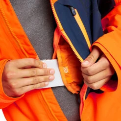 Burton [ak] Gore-Tex Cyclic Schneejacke Clownfish Orange/Dress Blue Herren -Skiausrüstungs Geschäft burton ak gore tex cyclic jacket 10002108802 03 gross