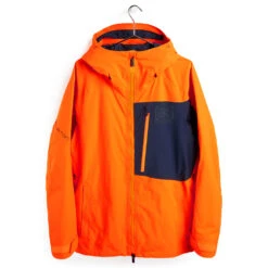 Burton [ak] Gore-Tex Cyclic Schneejacke Clownfish Orange/Dress Blue Herren -Skiausrüstungs Geschäft burton ak gore tex cyclic jacket 10002108802 07 gross