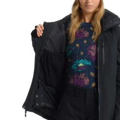 Burton [ak] Gore-Tex Embark Schneejacke True Black Damen -Skiausrüstungs Geschäft burton ak gore tex embark jacket 10010106001 02 gross