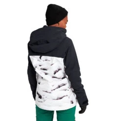 Burton [ak] Gore-Tex Embark Wintersportjacke True Black/Powder Pillows (Pow Pow) Damen -Skiausrüstungs Geschäft burton ak gore tex embark jacket 10010108003 03 gross