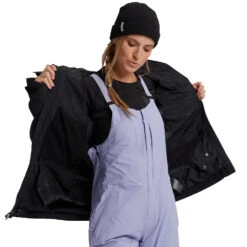 Burton [ak] Gore-Tex Upshift Wintersportjacke True Black Damen -Skiausrüstungs Geschäft burton ak gore tex upshift jacket 21282101001 04 gross