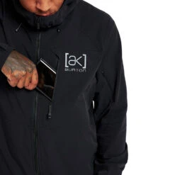 Burton [ak] Softshell Softshelljacke True Black Herren -Skiausrüstungs Geschäft burton ak softshell jacket 22690100001 03 gross
