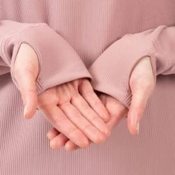 Eivy Icecold Gaiter Rib Langarmshirt Faded Woodrose Damen -Skiausrüstungs Geschäft eivy icecold gaiter rib top woodrose 6221190209 6065 02 gross