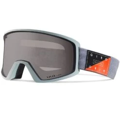 Giro Blok Skibrille Grey Piste Out/Vivid Onyx Damen, Herren