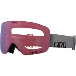 Giro Contour Skibrille Grey Wordmark/Vivid Ember Vivid Infrared Damen, Herren -Skiausrüstungs Geschäft giro contour grey wordmark 300098005 03 gross