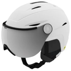 Giro Essence MIPS Skihelm Matte White/Silver Flash Damen -Skiausrüstungs Geschäft giro essence mips 2401330xx white silver flash 01 grossDDmci9NRXm7vD