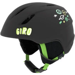 Giro Launch Skihelm Matte Black/Bright Green Alien Kinder -Skiausrüstungs Geschäft giro launch matteblack brightgreen 709402x 01 grossEhcF1HNXEnogV