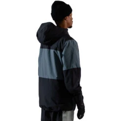 Jones Mountain Surf Skijacke Ash Blue Herren -Skiausrüstungs Geschäft jones mountain surfer jacket J23jkmts ash blue 03 gross