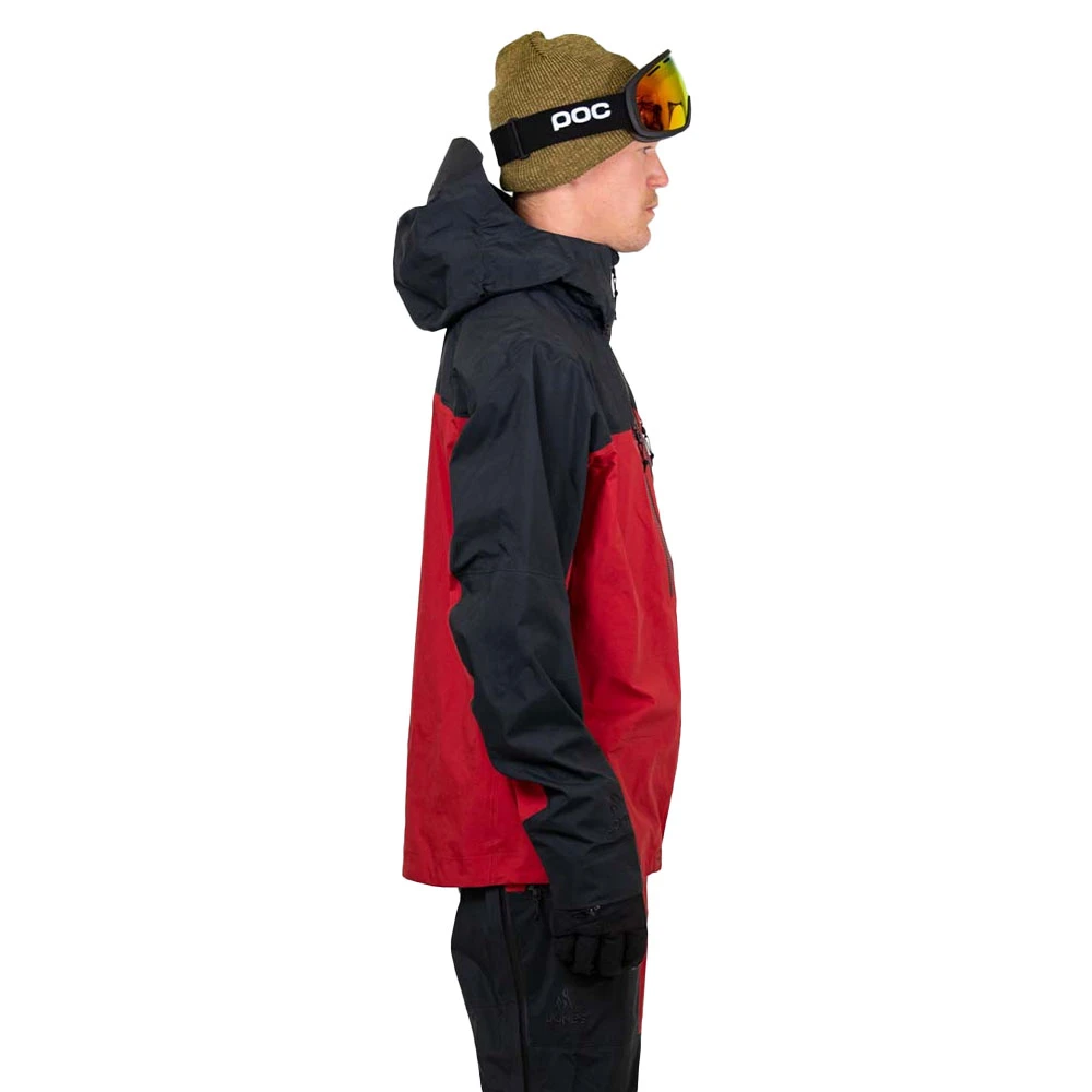 Jones Shralpinist 3L Gore-Tex Pro Schneejacke Safety Red Herren 4 Jones Shralpinist 3L Gore-Tex Pro Schneejacke Safety Red Herren – Bild 2