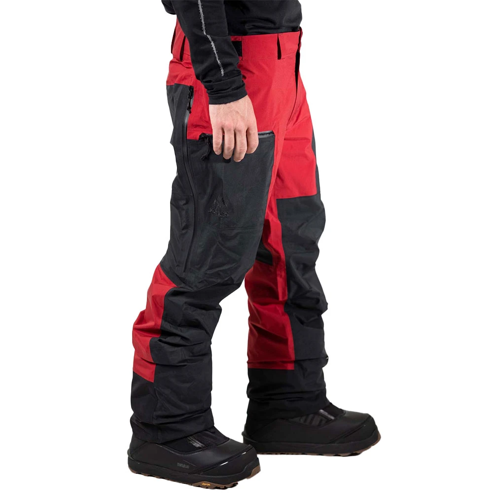Jones Shralpinist 3L Gore-Tex Pro Skihose Safety Red Herren – Bild 2