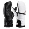 Leki Snowfox 3D Lady Mitten Fausthandschuhe Weiss/Gold Damen -Skiausrüstungs Geschäft leki snowfox 3d lady mitt 650801502 gross 1280x1280