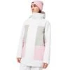Oakley Beaufort RC Insulated Snowboardjacke White/Lunar Rock/Pink Flower Damen -Skiausrüstungs Geschäft oakley beaufort rc insulated foa500280 9n8 grossMvPN1wOudzwe7