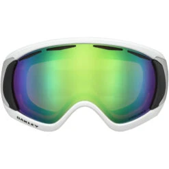 Oakley Canopy Fundgrube Skibrille Matte White/Prizm Jade Iridium Damen, Herren -Skiausrüstungs Geschäft oakley canopy fundgrube oo7047 65 02 gross