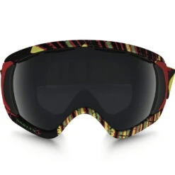 Oakley Canopy Snowboardbrille Stumped Rasta/Dark Grey Damen, Herren -Skiausrüstungs Geschäft oakley canopy oo7047 59 471 01 gross