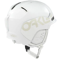 Oakley MOD5 Factory Pilot Snowboard-Helm Matte White Damen, Herren -Skiausrüstungs Geschäft oakley mod5 factorypilot 99430fp 11b mattewhite 01 gross