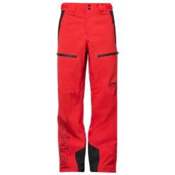 Oakley TNP Lined Shell Skihose Red Line Herren -Skiausrüstungs Geschäft oakley tnp lined shell pant foa400944 465 red 06 gross
