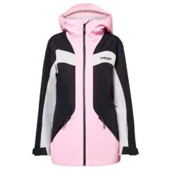 Oakley TNP TBT RC Insulated Skijacke Black/Lunar Rock/Pink Flower Damen -Skiausrüstungs Geschäft oakley w tnp tbt rc insulated foa500319 9n9 06 grossgFgWgzgFc6kd8
