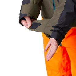 Picture Broader 3L Funktionsjacke Dark Army Green Herren -Skiausrüstungs Geschäft picture broader 3l jacket mvt388 darkarmygreen 05 gross