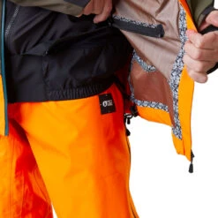 Picture Broader 3L Funktionsjacke Dark Army Green Herren -Skiausrüstungs Geschäft picture broader 3l jacket mvt388 darkarmygreen 06 gross