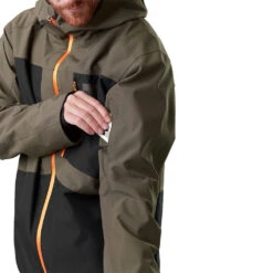 Picture Kory Snowboardjacke Dark Army Green Herren -Skiausrüstungs Geschäft picture kory jacket mvt395 darkarmygreen 03 gross