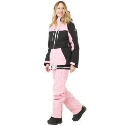 Picture Lander Print Winterjacke Pink Damen -Skiausrüstungs Geschäft picture lander print jacket wvt165 pink 02 grossfztetW5drpOAO