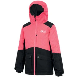 Picture Leeloo Performance-Jacke Neon Pink/Black Kinder -Skiausrüstungs Geschäft picture leeloo jacket kvt063 neon pink black 02 grossmuivRZ0CCrKan