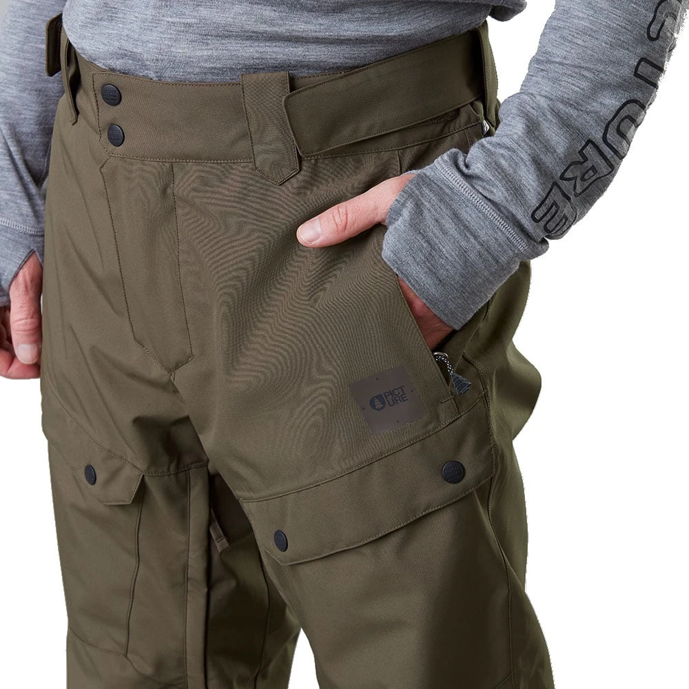 Picture Plan Schneehose Dark Army Green Herren 5 Picture Plan Schneehose Dark Army Green Herren – Bild 3