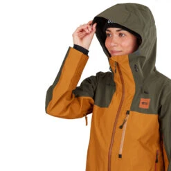 Picture Sylva 3L Schneejacke Dark Golden Damen -Skiausrüstungs Geschäft picture sylva jacket wvt261 dark golden 02 gross