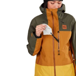 Picture Sylva 3L Schneejacke Dark Golden Damen -Skiausrüstungs Geschäft picture sylva jacket wvt261 dark golden 03 gross