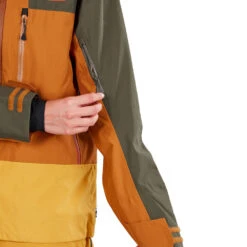 Picture Sylva 3L Schneejacke Dark Golden Damen -Skiausrüstungs Geschäft picture sylva jacket wvt261 dark golden 05 gross