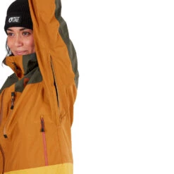 Picture Sylva 3L Schneejacke Dark Golden Damen -Skiausrüstungs Geschäft picture sylva jacket wvt261 dark golden 06 gross