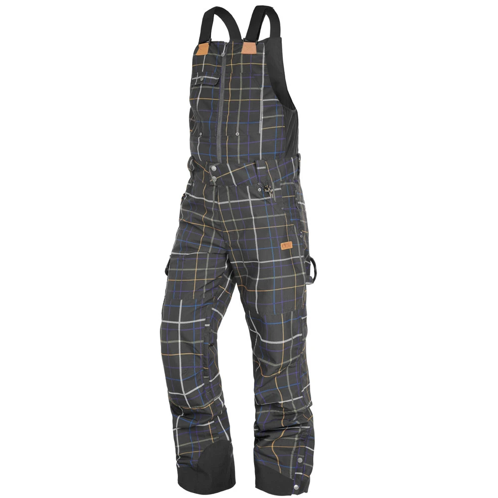 Picture Yakoumo Bib Latz-Wintersporthose Black Tartan Herren 6 Picture Yakoumo Bib Latz-Wintersporthose Black Tartan Herren – Bild 4