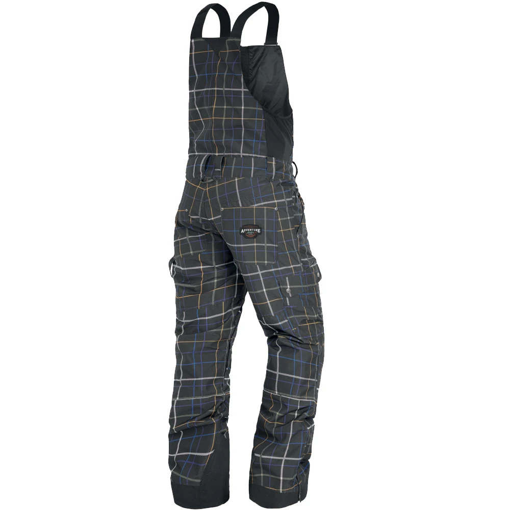 Picture Yakoumo Bib Latz-Wintersporthose Black Tartan Herren 7 Picture Yakoumo Bib Latz-Wintersporthose Black Tartan Herren – Bild 5