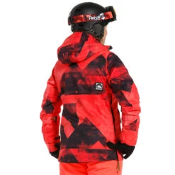 Rehall Frida-R Skijacke Graphic Mountains Red/Pink Damen -Skiausrüstungs Geschäft rehall frida 60075 5003 02 grossSH7zk3ZirMrwL