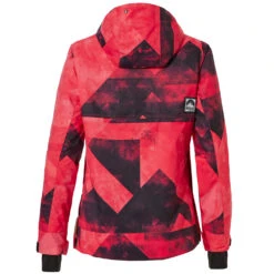 Rehall Frida-R Skijacke Graphic Mountains Red/Pink Damen -Skiausrüstungs Geschäft rehall frida 60075 5003 04 grossExs1xyg5kXndC