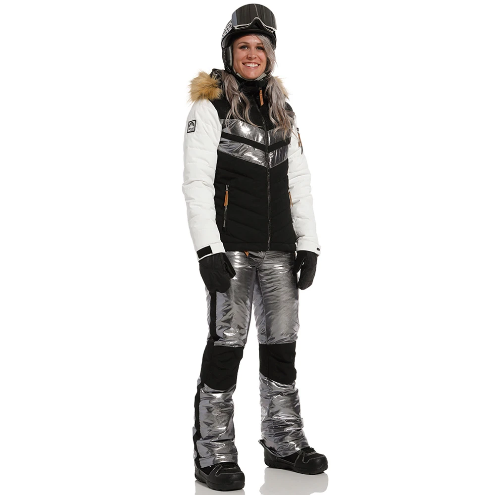 Rehall Karina-R Snowboardjacke White Damen 5 Rehall Karina-R Snowboardjacke White Damen – Bild 3