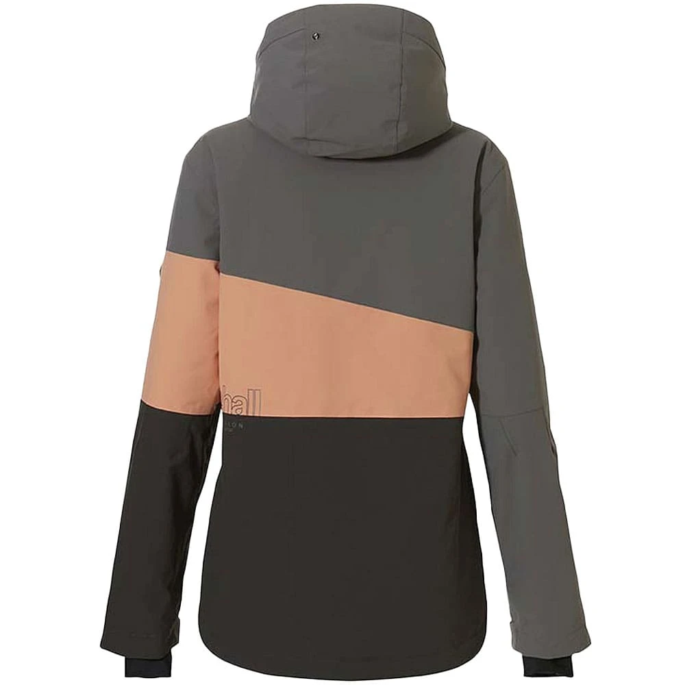 Rehall Ricky-R Snowboardjacke Gunmetal Damen 4 Rehall Ricky-R Snowboardjacke Gunmetal Damen – Bild 2