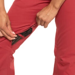 Roxy Diversion Skihose Brick Red Damen -Skiausrüstungs Geschäft roxy diversion erjtp03185 rqn0 03 gross