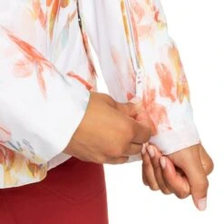 Roxy Jetty Skijacke Bright White Tenderness Damen -Skiausrüstungs Geschäft roxy jetty block erjtj03354 wbb2 white 04 gross9zz25z7ZVA6Fx