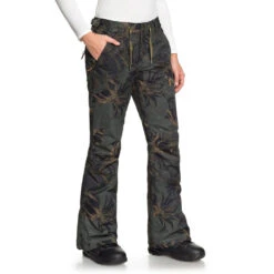 Roxy Nadia Printed Skihose Four Leaf Clover/Swell Flowers Damen -Skiausrüstungs Geschäft roxy nadia printed erjtp03070 gph2 01 grossvTgfP5GAkp5c4