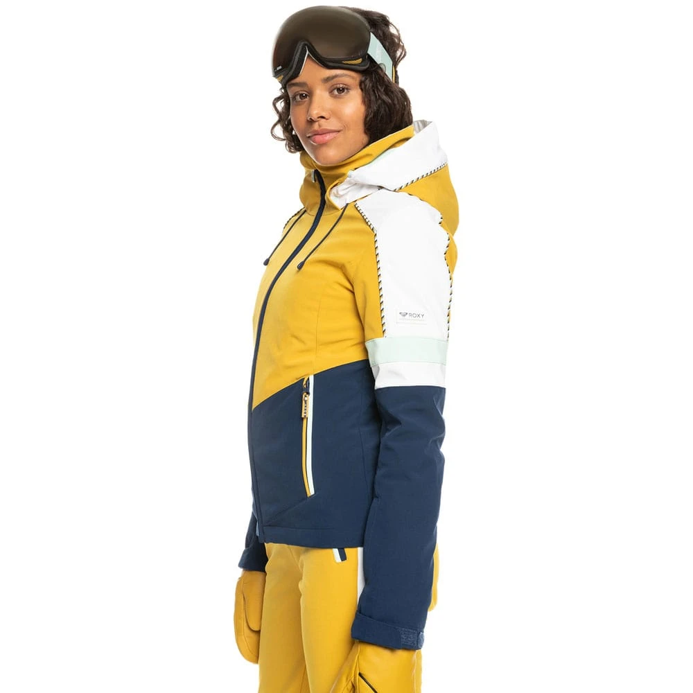 Roxy Peak Chic Softshell Skijacke Honey Damen 4 Roxy Peak Chic Softshell Skijacke Honey Damen – Bild 2