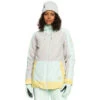Roxy Ravine Skijacke Grey/Türkis Damen -Skiausrüstungs Geschäft roxy ravine jacket erjtj03392 sfv0 gross