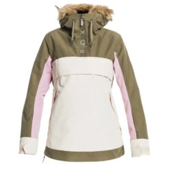 Roxy Shelter Skijacke Burnt Olive Damen -Skiausrüstungs Geschäft roxy shelter jacket erjtj03327 gpz0 03 gross
