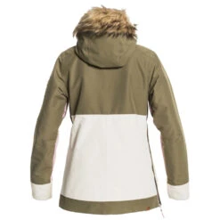 Roxy Shelter Skijacke Burnt Olive Damen -Skiausrüstungs Geschäft roxy shelter jacket erjtj03327 gpz0 04 gross