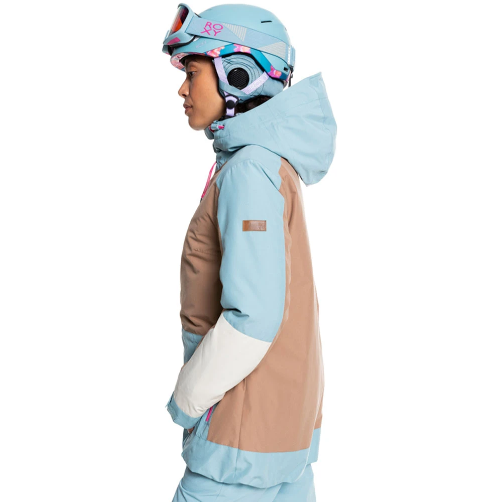 Roxy Ravine Schneejacke Stone Blue Damen 4 Roxy Ravine Schneejacke Stone Blue Damen – Bild 2